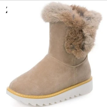 

Zapatos Mujer Ladies Chaussure Femme Winter Shoes Woman Girls Ankle Snow Boots For Women Pumps Platform Warm Fur G61268