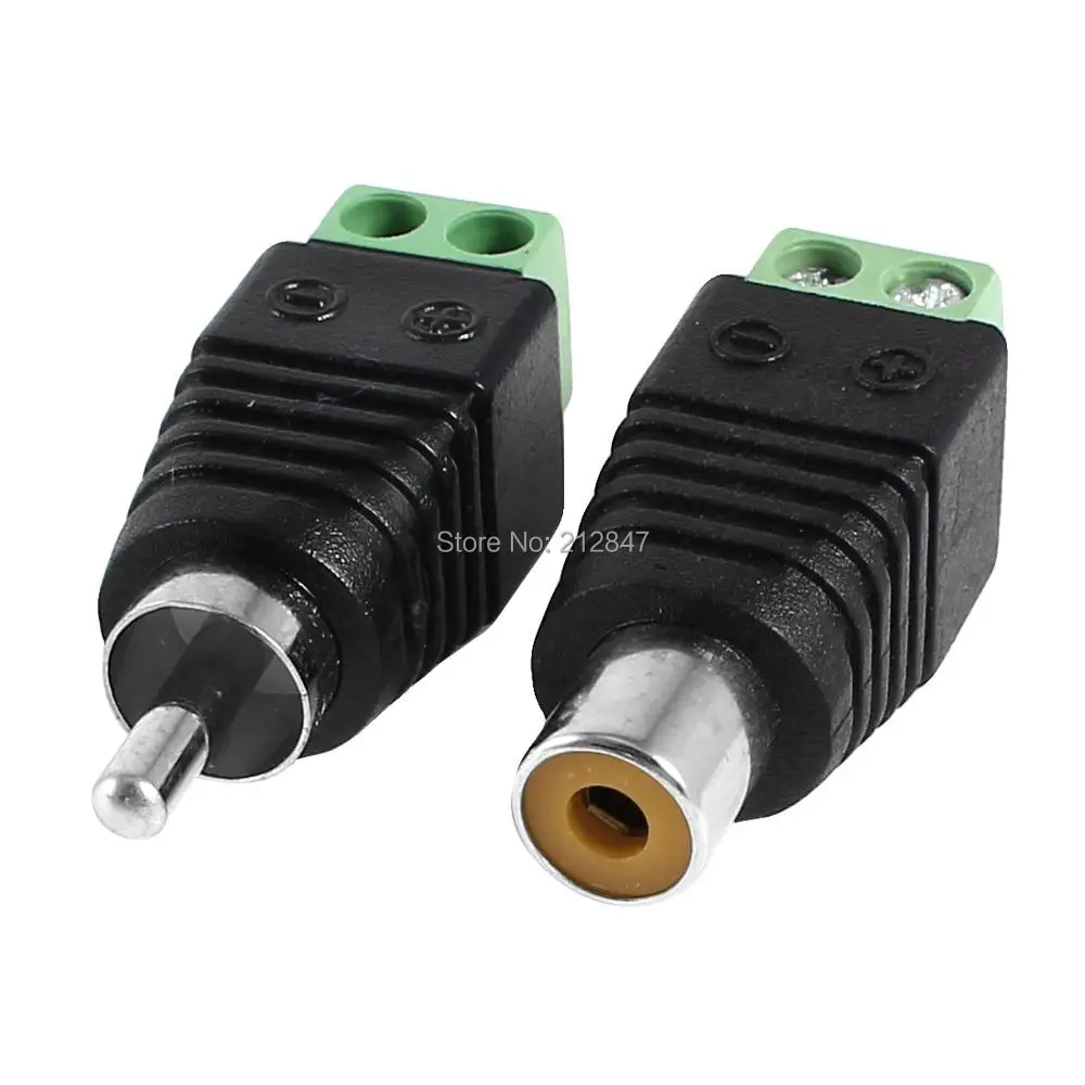 Переходник Coax Cat5 Cat6 на RCA 2 шт. | Обустройство дома