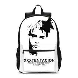 VEEVANV Винтаж мужские и женские рюкзаки хип хоп стиль Xxxtentacion 3D печатных Bookbag Рюкзак Для Путешествий Рюкзак для ноутбука повседневное Daypacks