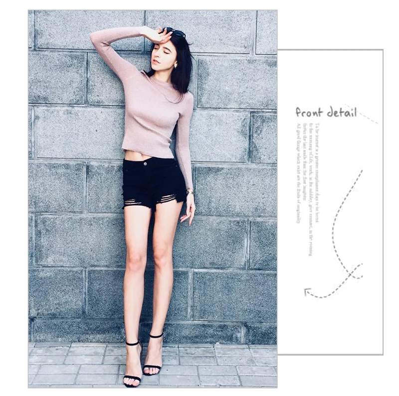 O-neck Knitted Sweater Long Sleeve Pullovers Women Autumn Pullover Feminino Solid Slim Elasticity Ladies Sweaters Winter 2018    (16)