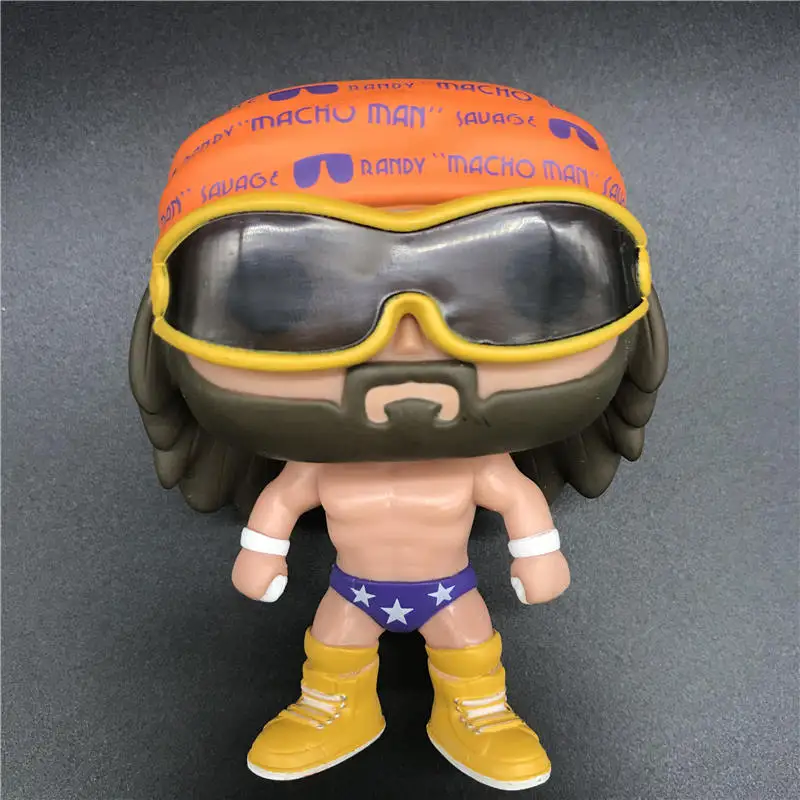 

Original POP Wrestling Randy Macho Man Savage Boxer Fighter Model Toy Vinyl Action Figure Collectible No Box