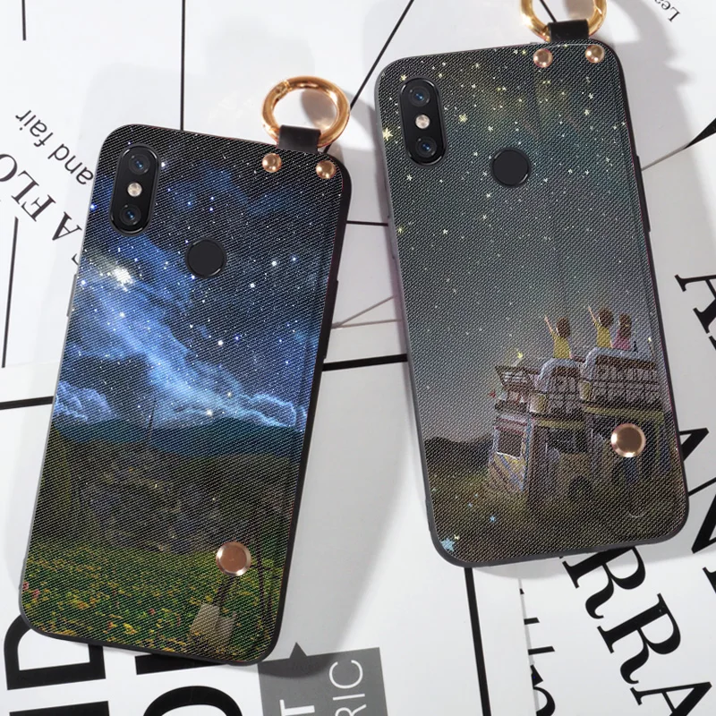

Soft Silicone Case For Xiaomi Mi Max 2 3 Pro Space Sky Strap Cover For Xiaomi Redmi Note 5A Prime Y1 Lite Holder Cover