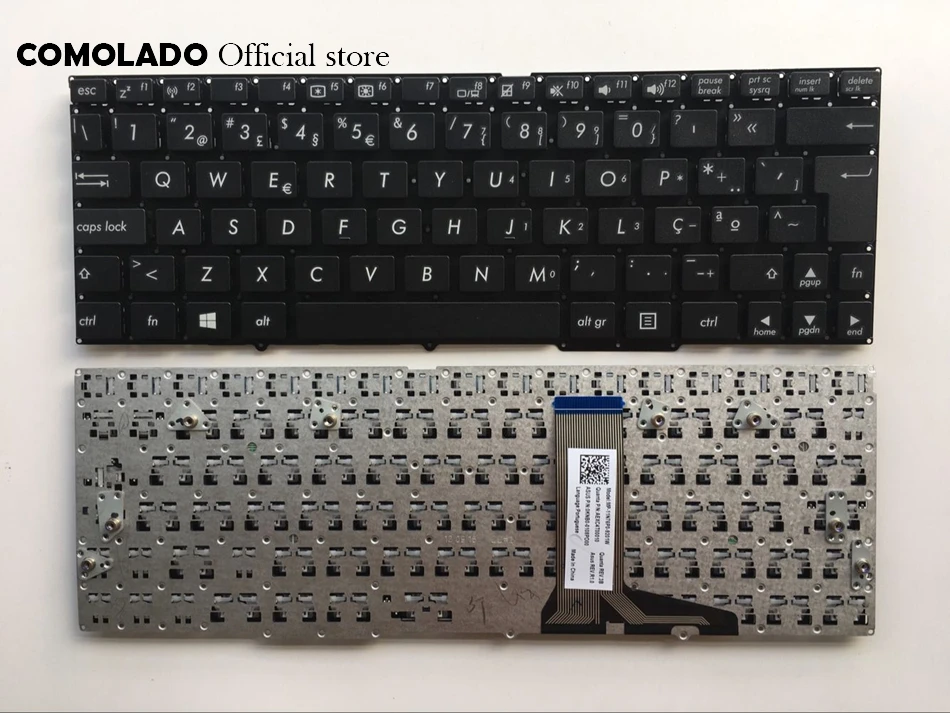 

PO Portugal Keyboard for ASUS TF600 TF600T TF600TG TF502 T100H T100HA Black Keyboard PO Layout