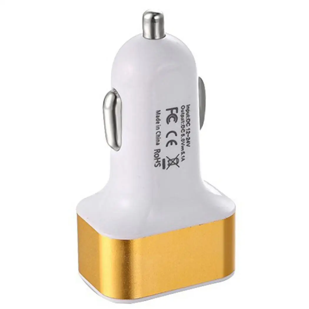 3 USB порты для мобильных телефонов автомобиля 30g зарядное устройство