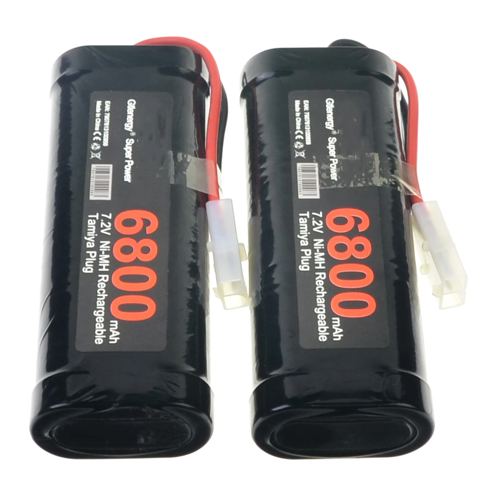 1-5 шт 7,2 V 6800mAH Ni-MH аккумуляторная батарея игрушка автомобиль/лодка/самолет - Цвет: 2pcs