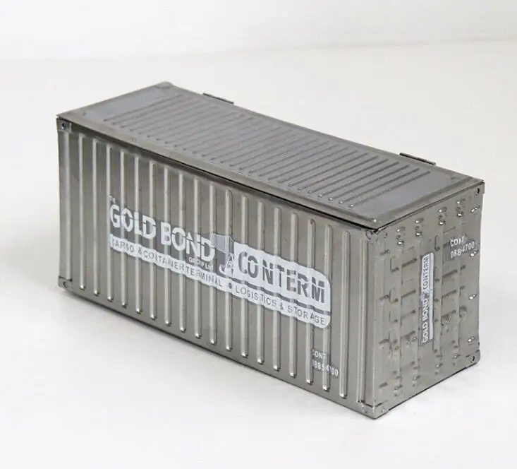 Ретро модель контейнера дизайнерская железная коробка для салфеток домашний бумажный контейнер для салфеток металлический бумажный чехол для хранения полотенец античный домашний декор 04266 - Цвет: Large gray