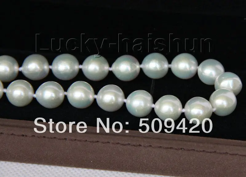 

~~ Free ShippingSUPER LUSTER BAROQUE 11MM WHITE SOUTH SEA PEARL NECKLACE