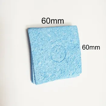 

Blue Sponge 6cm*6cm Soldering Iron Solder Tip Welding Cleaning Sponge Pads Hand Tool Rework Station BGA SMD Tips Sponge Thick
