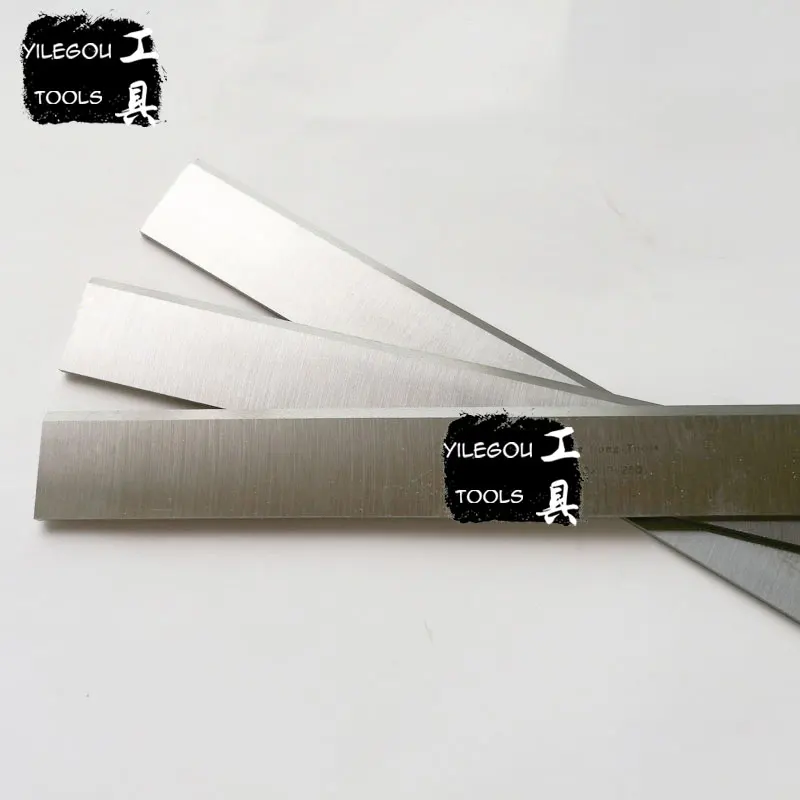 

4 Pieces HSS Electric Planer Blades 3*30*350mm W4 High-speed Steel Planer Blades 350mm Length Woodworking Planer Saw Blades