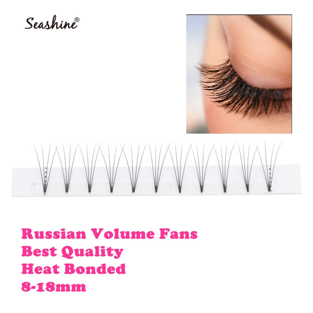 

Premade Fans Lashes Supplies Short Stem Volume Lash 8-18mm Handmade False Eyelashes Russian Volume Lash Extension Heat Bonded