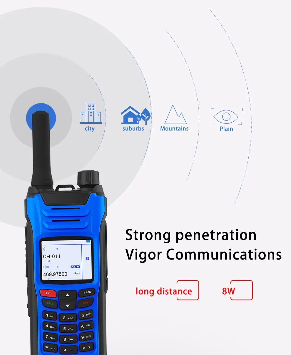 Tetra-band UV6F walkie talkie автомобильное радио handphone telsiz домофон для охоты рации 10 км Высокая мощность