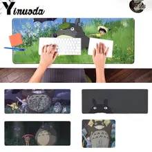 Yinuoda красивые аниме Тоторо аниме большой Мышь pad PC компьютерный коврик Размеры для 180*220 200*250 250*290 300*900 и 400*900*2 мм