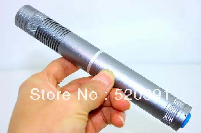 

High Power Focusable 450nm Blue Laser Pointer 500W 500000m With 5 Star Cap Burning Match/Paper/Dry Wood/Light cigarette Hunting