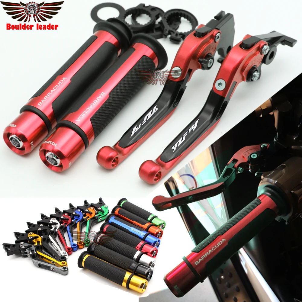 

With Logo(YZF R1) For Yamaha YZF R1 1999 2000 2001 Motorcycle Adjustable Folding Brake Clutch Levers Handlebar Hand Grips