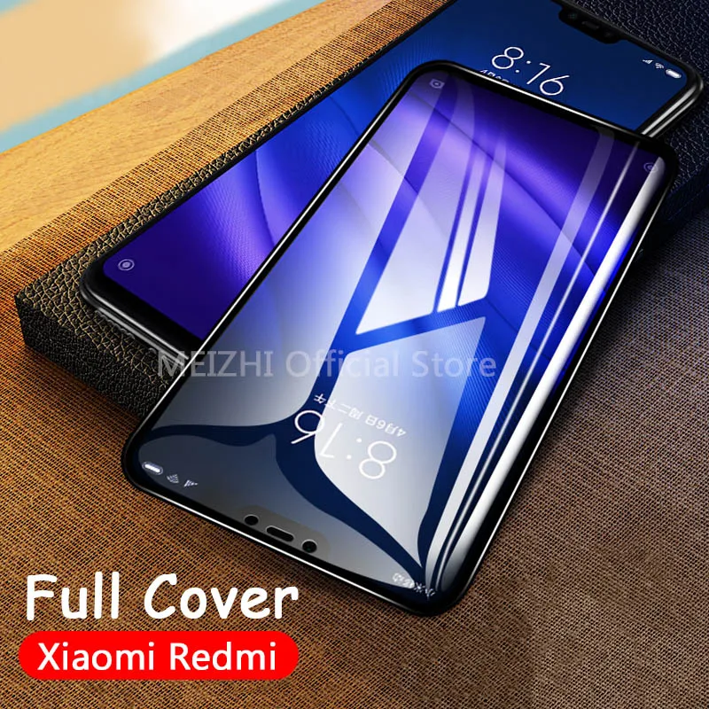 Защитное стекло с полным покрытием для xiaomi mi 8 lite my play mix3 max 3 redmi note 7 5 6 pro закаленное