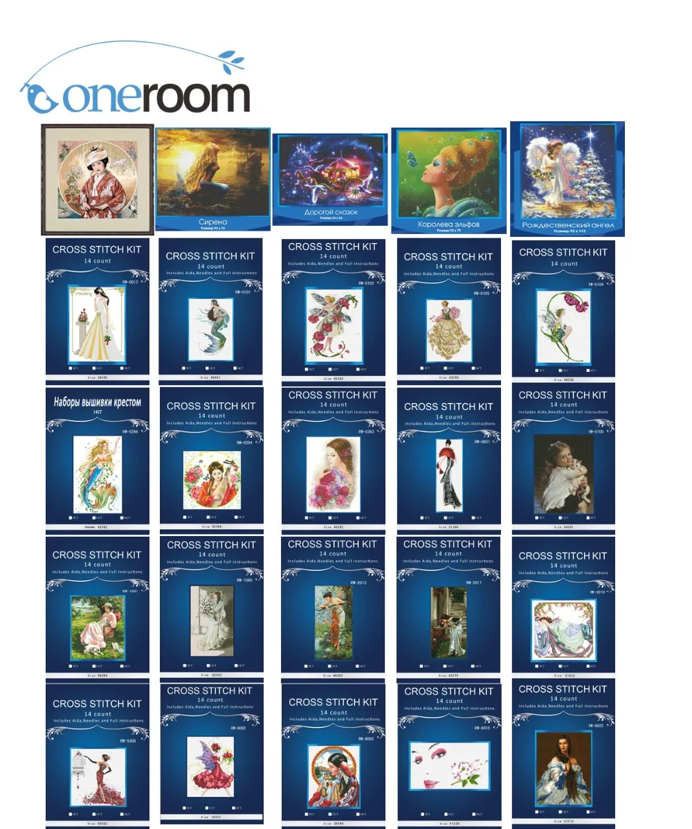 

Lady and Woman Top Quality Similar DMC threads DIY Handmade Counted Cross Stitch Needlework Set Embroidery Kit
