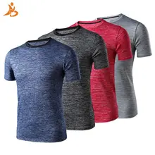 Быстросохнущая Мужская футболка для бега высокоэластичная спортивная одежда уличная спортивная одежда для отдыха Рашгард футбол Джерси Мужской Топ
