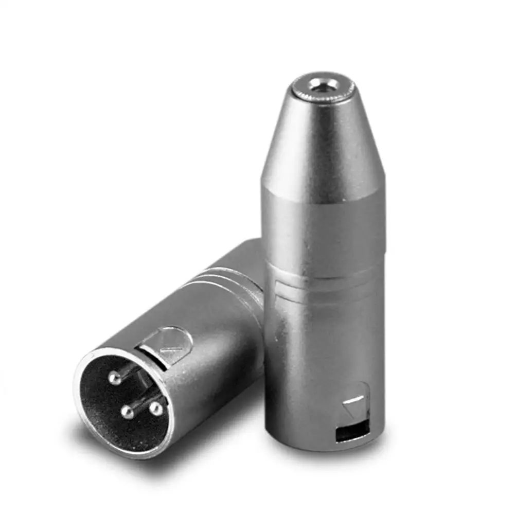 Новый XLR 3 контактный штекер на 5 мм TRS гнездовой разъем для микрофона Аудио Стерео
