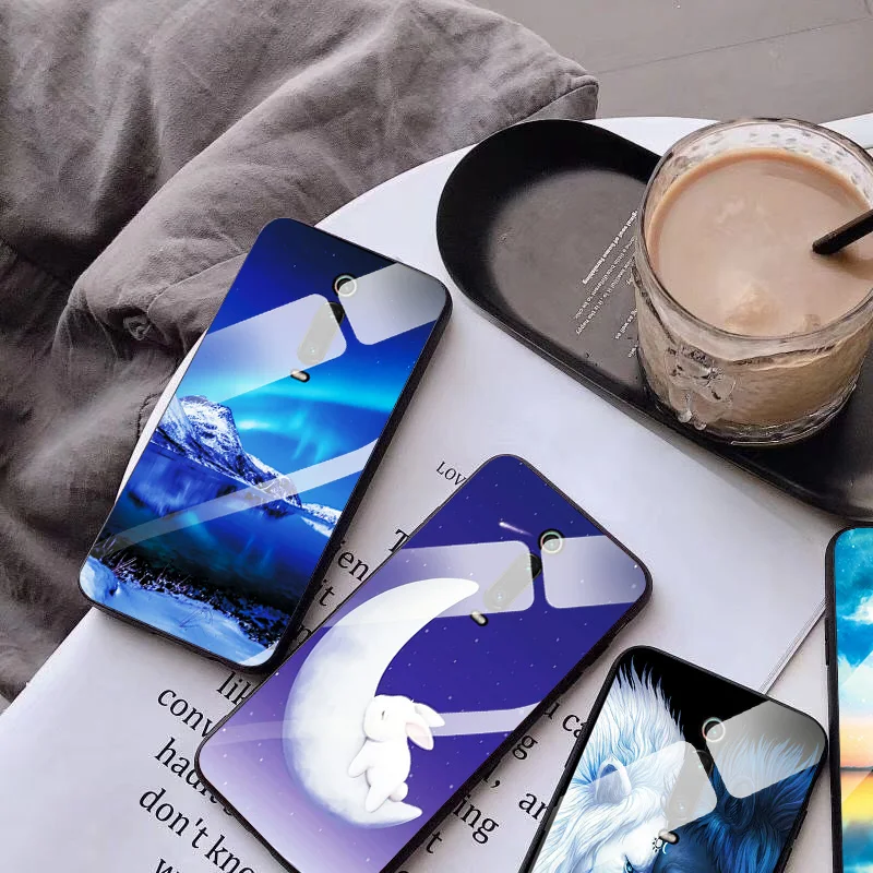 For Redmi Note 4X 4 7 5 Pro Tempered Glass Phone Case Xiaomi Mi9T Mi8 Mi9 SE Cover Cool Lion K20 Bags Lite |