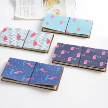 Чехол с Фламинго из искусственной кожи, записная книжка, ежедневник, органайзер, милый дневник, записная книжка, композиция, записная книжка, канцелярские принадлежности