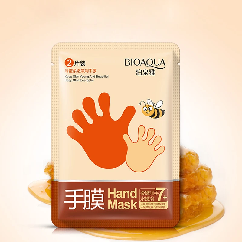 5-Pairs-Bioaqua-Honey-Essence-Whitening-Moisturizing-Hand-Mask-Moisturizing-Gloves-Anti-Wrinkle-Smoothing-Hand-Wax (2)