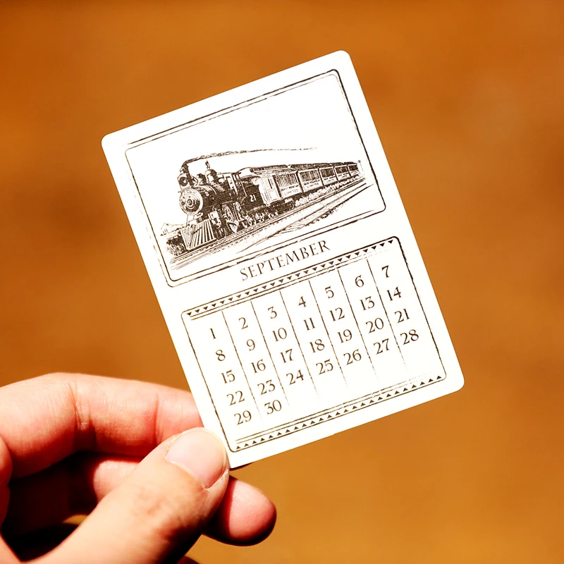 YPP ремесло 24 шт календарь стиль бумажные карманные карты для скрапбукинга DIY проекты/фотоальбом/карты рукоделия