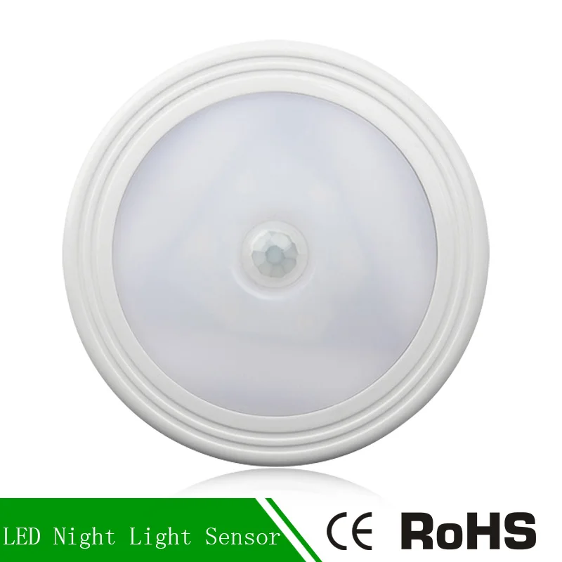 

Magnetic Infrared IR Bright Motion Sensor Activated Night Light Battery Operated for Hallway Pathway LED Wall Lights Auto On/Off