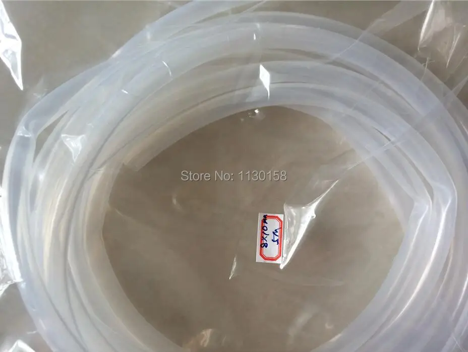 

10x14mm Food Grade Silicone Tube Silicone Rubber Tube Transparent 1meter free Shipping