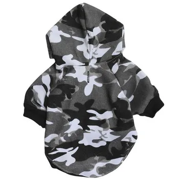 

Dog Clothes Camo Camouflage Army Dog Hoodie Cothes Spring Hoodies Coats Puppy Chihuahua Pets Tops Clothing For Small Dogs