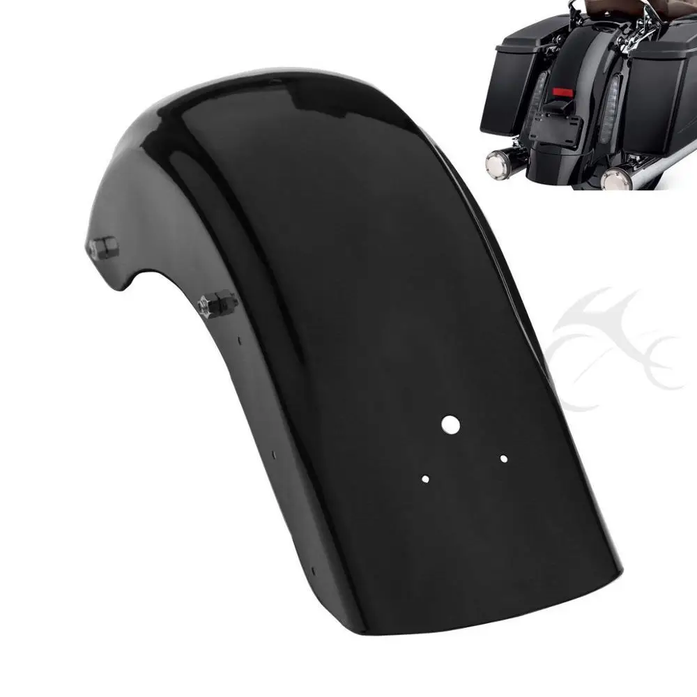

Motorcycle Black CVO Style Rear Fender For Harley Touring Electra Road Street Glide FLHT Road King FLHR 2009-18