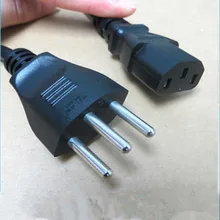 Ноутбук компьютер 1,5 м кабель питания Швейцария 3 контактный разъем для шнура питания 3x075 мм 10 шт