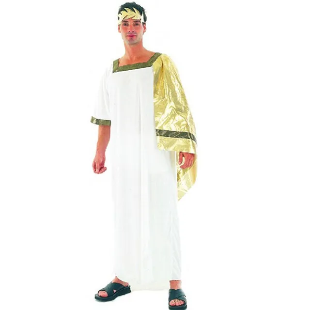 New Roman Toga Robe Greek Goddess Fancy Dress Costume Outfits Prince ...