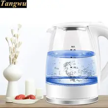 Стеклянный Электрический чайник 304 из нержавеющей стали, для дома, для приготовления пищи, автоматическая защита от перегрева, функция автоматического отключения