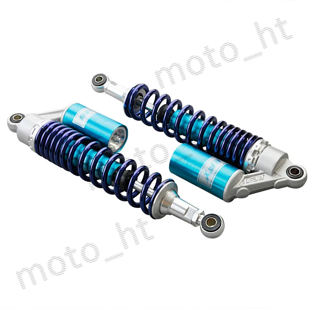Универсальный 375 мм 14,7" мотоцикл Задняя воздушная втулка амортизатор Подвеска для Honda/Suzuki/Yamaha/Kawasaki синий цвет