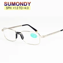 Sumondy синий свет доказательство, очки для чтения, Для мужчин сережки из высококачественного гипоаллергенного сплава, покрытая цельной полиуретановой очки при дальнозоркости+ 1,0 1,5 2,0 2,5 3,0 3,5 4,0 UR05