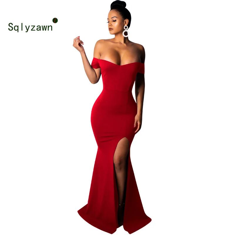 V neck strapless little black dress