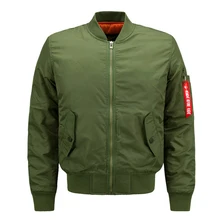 Ma1 Для мужчин бомбер летная куртка пилота Air Force вышивка Бейсбол Военная тонкая Пеший Туризм Куртка Размер M-8XL