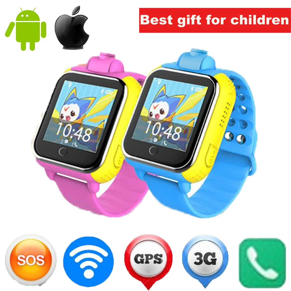 

Kids GPS Smart Watch JM13 3G LBS WIFI Location SmartWatch SOS Pedometer Tracker With Camera For Android IOS Phone PK Q50 Q90