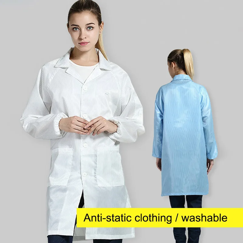 

Anti-static Overalls Dust-free clothes Spray paint Clean Protective Clothing Men Women Dust-proof Clothing for Factory, Workshop