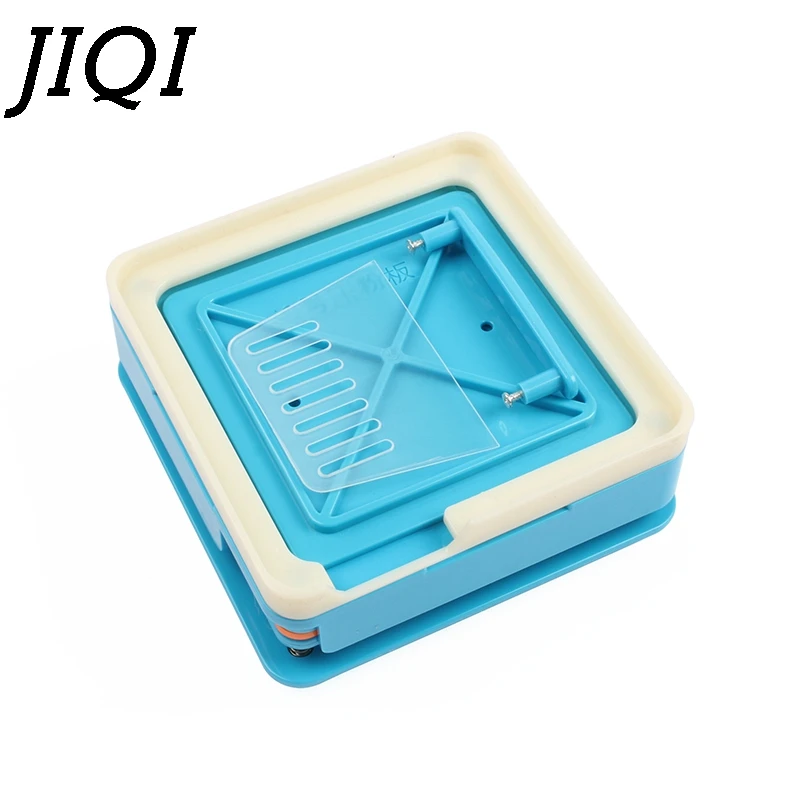 JIQI 100 Holes Manual Capsule Filling Machine #0 Pharmaceutical Capsules Maker for DIY medicine Her