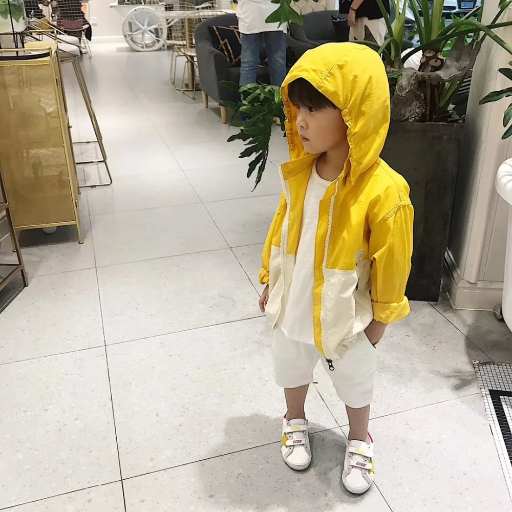 

Boys girl coat boys jackets Wind proof and waterproof children hooded jacket