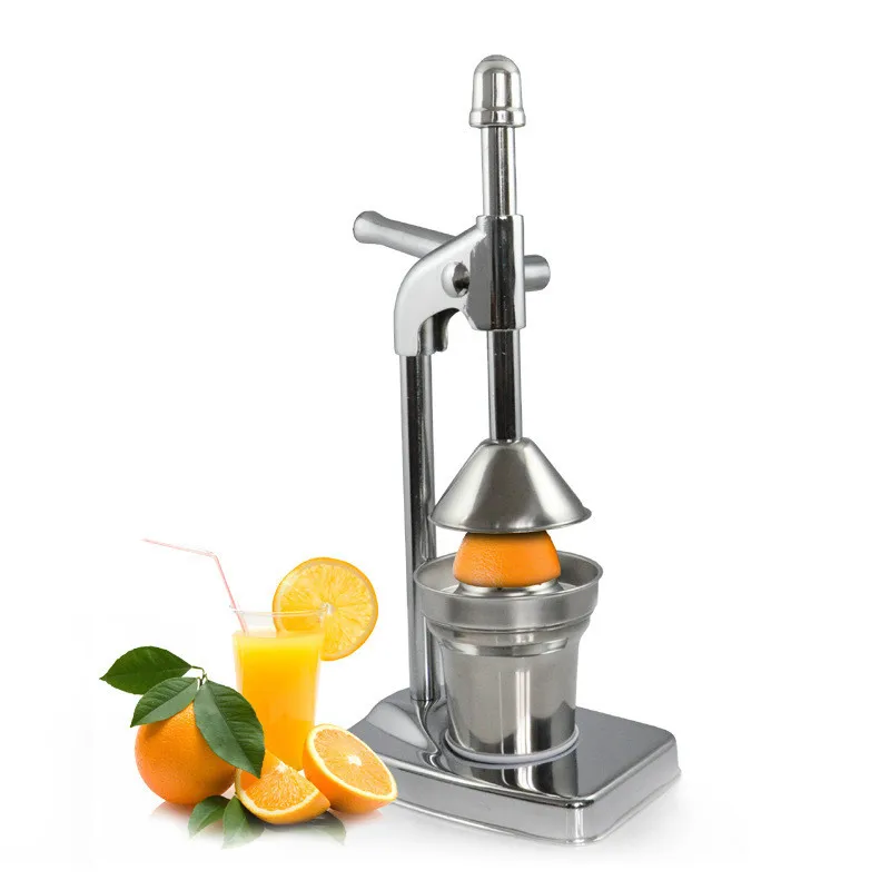 

Lemon Orange Pomegranate Slow Fruit Portable Manual Press Juicer Machine Blender Dispenser Press Citrus Stainless Steel