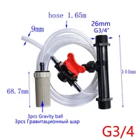 Инжектор удобрений Вентури 3/4 1/2, автоматический шприц для удобрений, фильтр для водопровода, встроенный гравитационный шар, 1 комплект — изображение 4