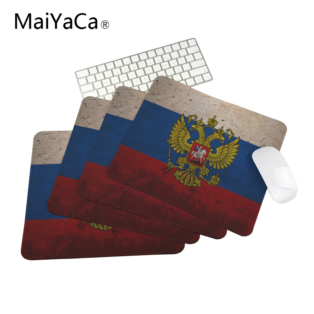 

Hot Custom quick printing Russian flag fashion and durable notebook mouse pad anime game players mouse pad for home and office