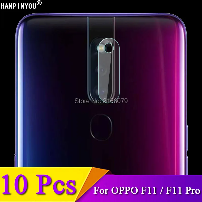 

10 Pcs/Lot For OPPO F11 6.53" / F11 Pro 6.5" Clear Rear Camera Lens Protective Protector Cover Soft Tempered Glass Film Guard