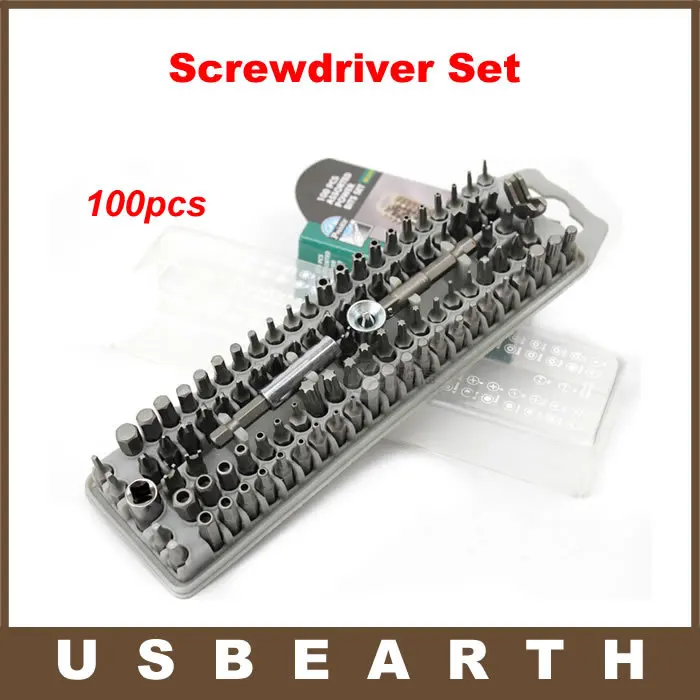 

Pros'kit SD-2310 100Pcs Assorted Power Bits Set Screwdriver Set Handy, all-in-one 100-piece ratchet set