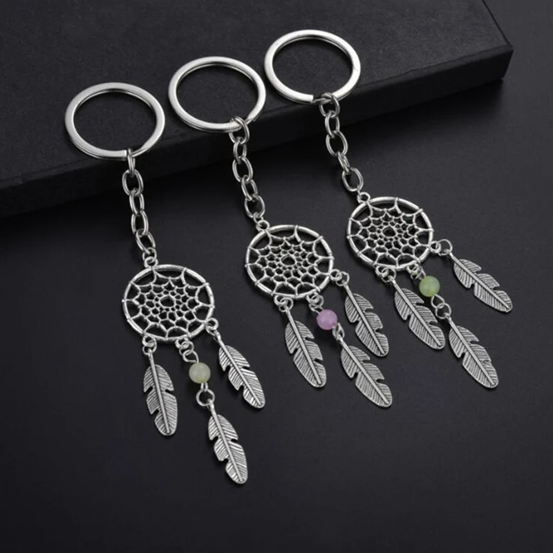 

Fashion Dream Catch Alloy Keychains Tassel Bag Pendant Jewelry Accessories Keyrings For Women