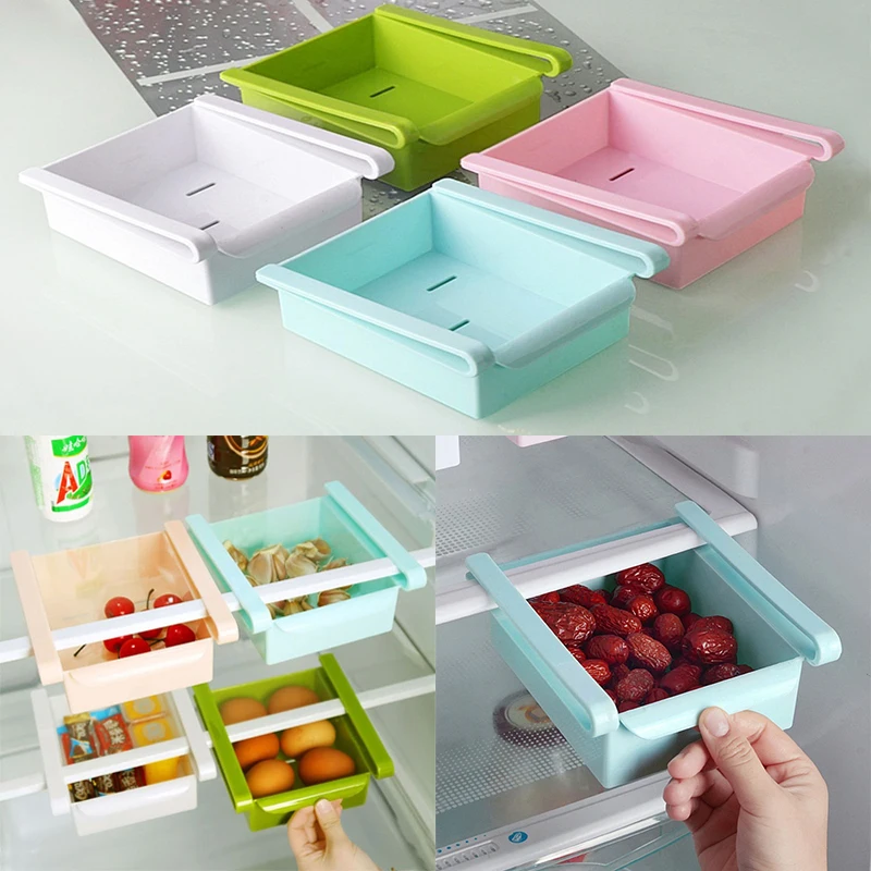 

Refrigerator portable container storage box kitchenware tool