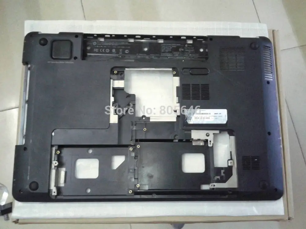 For Hp Pavilion Dv7 4000 Dv7 4100 Dv7 40 Laptop Black Bottom Case 001 3elx9batp10 Laptop Repair Components Aliexpress