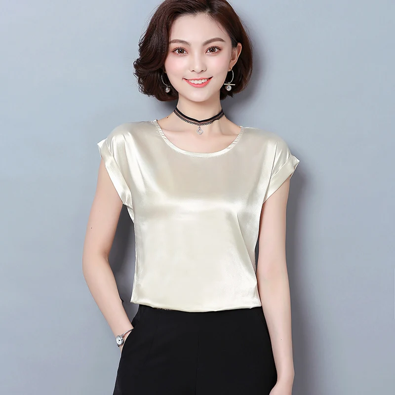 summer short sleeve plus size ladies tops feminine blouses fashion woman blouse 2018 chiffon women blouse shirt blusas 0701 30